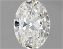 Natural Diamond 1.01 Carats, Oval with  Cut, I Color, VVS1 Clarity and Certified by GIA