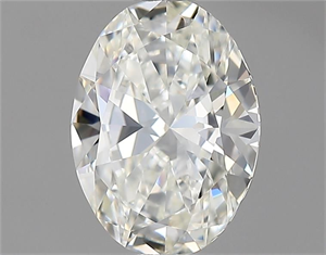 Picture of Natural Diamond 1.01 Carats, Oval with  Cut, I Color, VVS1 Clarity and Certified by GIA