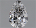 Natural Diamond 0.50 Carats, Pear with  Cut, G Color, I2 Clarity and Certified by GIA