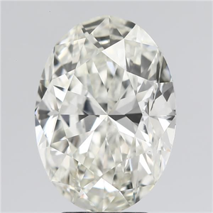 Picture of Natural Diamond 4.01 Carats, Oval with  Cut, K Color, VVS1 Clarity and Certified by GIA