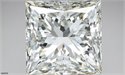 Diamante Natural 5.01 quilates, Princesa , Color H, claridad VVS2 y certificado HRD
