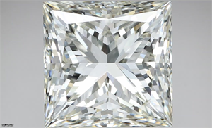 Foto Diamante Natural 5.01 quilates, Princesa , Color H, claridad VVS2 y certificado HRD de