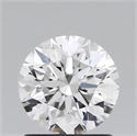 Diamante Natural 1.00 quilates, Redondo , Color F, claridad IF y certificado HRD