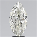 Natural Diamond 3.04 Carats, Marquise with  Cut, J Color, SI1 Clarity and Certified by IGI