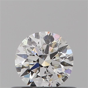 Picture of Natural Diamond 0.40 Carats, Round with Excellent Cut, D Color, I1 Clarity and Certified by GIA
