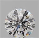 Natural Diamond 0.51 Carats, Round with Excellent Cut, F Color, VS1 Clarity and Certified by GIA