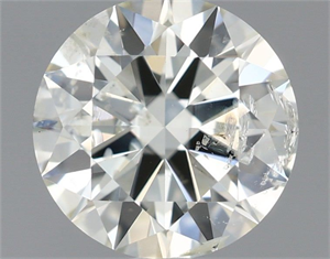 Picture of Natural Diamond 0.64 Carats, Round with Excellent Cut, L Color, I1 Clarity and Certified by IGI