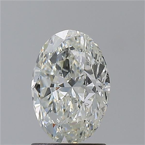 Foto Diamante Natural 1.50 quilates, Ovalado , Color I, claridad SI2 y certificado GIA de
