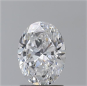 Diamante Natural 1.30 quilates, Ovalado , Color D, claridad SI1 y certificado GIA