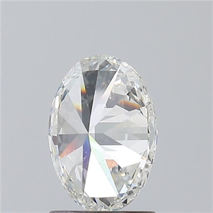Picture of Natural Diamond 1.20 Carats, Oval with  Cut, H Color, VS2 Clarity and Certified by GIA
