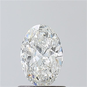 Picture of Natural Diamond 0.80 Carats, Oval with  Cut, G Color, I1 Clarity and Certified by GIA