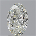 Natural Diamond 1.50 Carats, Oval with  Cut, J Color, VS1 Clarity and Certified by GIA