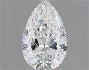 Foto Diamante Natural 0.74 quilates, De pera , Color G, claridad SI2 y certificado GIA de