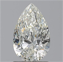 Natural Diamond 1.05 Carats, Pear with  Cut, I Color, IF Clarity and Certified by GIA