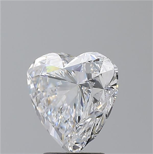 Picture of Natural Diamond 3.00 Carats, Heart with  Cut, D Color, VS2 Clarity and Certified by GIA
