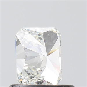 Picture of Natural Diamond 0.50 Carats, Radiant with  Cut, I Color, SI1 Clarity and Certified by GIA