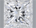 Diamante Natural 0.41 quilates, Princesa , Color E, claridad SI1 y certificado GIA