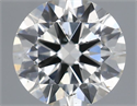 Natural Diamond 0.40 Carats, Round with Excellent Cut, G Color, SI2 Clarity and Certified by IGI