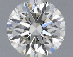 Picture of Natural Diamond 0.43 Carats, Round with Excellent Cut, H Color, VS2 Clarity and Certified by IGI