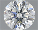 Natural Diamond 0.40 Carats, Round with Excellent Cut, H Color, SI2 Clarity and Certified by IGI