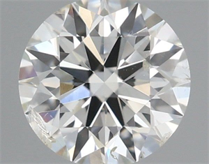 Picture of Natural Diamond 0.40 Carats, Round with Excellent Cut, H Color, SI2 Clarity and Certified by IGI