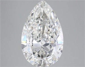 Foto Diamante Natural 5.01 quilates, De pera , Color G, claridad VS1 y certificado GIA de