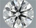 Natural Diamond 0.41 Carats, Round with Excellent Cut, I Color, SI2 Clarity and Certified by IGI