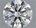 Natural Diamond 0.41 Carats, Round with Excellent Cut, I Color, SI2 Clarity and Certified by IGI