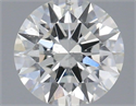 Natural Diamond 0.41 Carats, Round with Excellent Cut, J Color, SI2 Clarity and Certified by GIA
