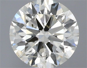 Foto Diamante Natural 0.40 quilates, Redondo , Color J, claridad SI2 y certificado IGI de