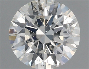 Picture of Natural Diamond 0.73 Carats, Round with Excellent Cut, H Color, SI2 Clarity and Certified by IGI