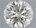 Natural Diamond 0.51 Carats, Round with Excellent Cut, I Color, SI2 Clarity and Certified by IGI
