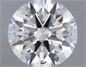 Natural Diamond 0.57 Carats, Round with Excellent Cut, I Color, SI2 Clarity and Certified by IGI