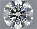 Natural Diamond 0.52 Carats, Round with Excellent Cut, I Color, SI2 Clarity and Certified by IGI