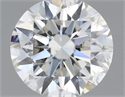 Natural Diamond 0.50 Carats, Round with Excellent Cut, H Color, SI2 Clarity and Certified by IGI