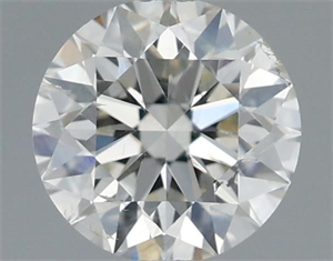 Picture of Natural Diamond 0.50 Carats, Round with Excellent Cut, I Color, SI2 Clarity and Certified by IGI