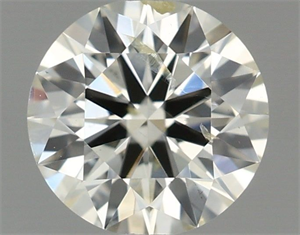 Picture of Natural Diamond 0.50 Carats, Round with Excellent Cut, J Color, SI2 Clarity and Certified by IGI