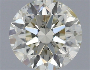 Picture of Natural Diamond 0.50 Carats, Round with Excellent Cut, K Color, SI2 Clarity and Certified by IGI