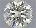 Natural Diamond 0.71 Carats, Round with Excellent Cut, J Color, SI2 Clarity and Certified by IGI