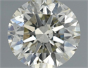 Natural Diamond 0.70 Carats, Round with Excellent Cut, J Color, SI2 Clarity and Certified by IGI