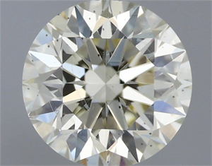 Picture of Natural Diamond 0.70 Carats, Round with Excellent Cut, L Color, SI1 Clarity and Certified by IGI