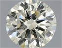 Natural Diamond 0.72 Carats, Round with Excellent Cut, M Color, SI2 Clarity and Certified by IGI
