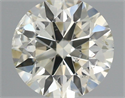 Natural Diamond 0.81 Carats, Round with Excellent Cut, K Color, SI2 Clarity and Certified by IGI