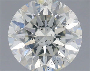 Picture of Natural Diamond 0.92 Carats, Round with Excellent Cut, G Color, SI2 Clarity and Certified by IGI