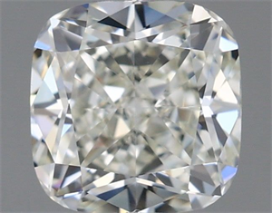 Picture of Natural Diamond 0.56 Carats, Cushion with  Cut, K Color, VS1 Clarity and Certified by GIA