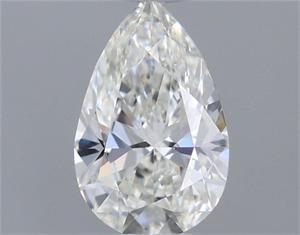 Foto Diamante Natural 0.47 quilates, De pera , Color H, claridad VVS1 y certificado GIA de