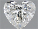 Natural Diamond 0.40 Carats, Heart with  Cut, I Color, VS1 Clarity and Certified by GIA
