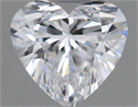 Natural Diamond 0.51 Carats, Heart with  Cut, D Color, SI1 Clarity and Certified by GIA