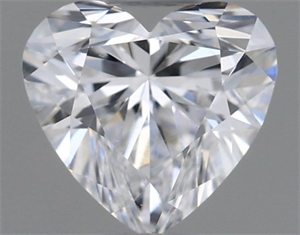 Picture of Natural Diamond 0.51 Carats, Heart with  Cut, D Color, SI1 Clarity and Certified by GIA