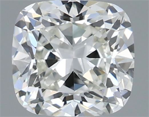 Picture of Natural Diamond 0.56 Carats, Cushion with  Cut, J Color, VS1 Clarity and Certified by GIA